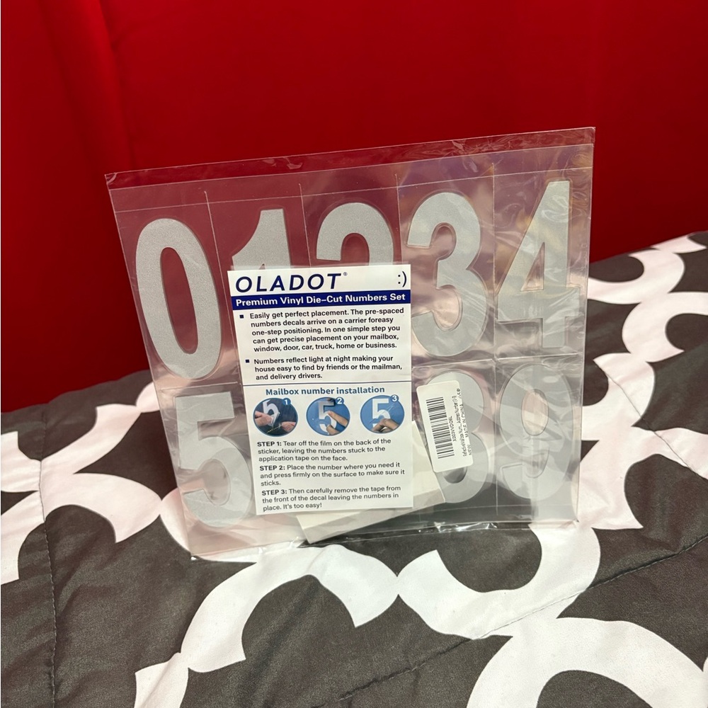 OLADOT Vinyl Die-Cut Numbers Set